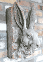 Large Rabbit Head Wall Planter - 46cm.