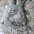 Large Rabbit Head Wall Planter - 46cm.