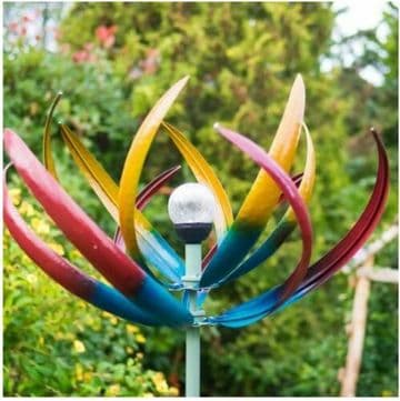 LED colour changing RHS Tresco Wind Spinner - 190cm