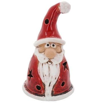 LED - Light-Up -  Ceramic Santa
