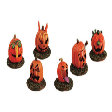 Lemax Spooky Town - Haunted Pumpkins - pack of 6