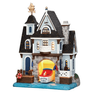 Lemax Village - The Boat House - Battery operated