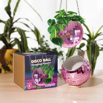 Limited Edition Pink - Funky Disco Ball Planter - 15cm