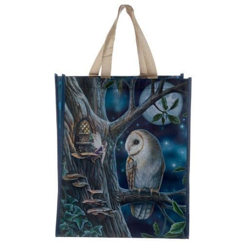 Lisa Parker Fairy Tales & Owl Shopping Bag - Made from Recycled Plastic Bottles.