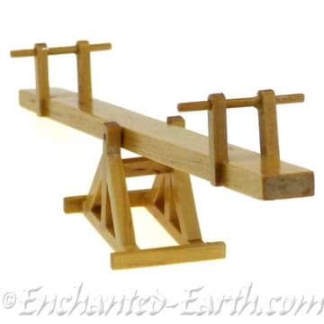 Long Mini Garden Wooden See Saw