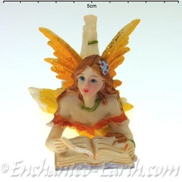 Long Study Fairy - Lou in Lemon - 9cm