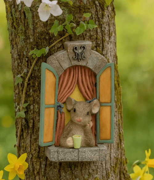 Magical Fairy Window  with Merl the Mouse.