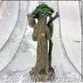 Magical Wise Old Tree Ent with Owl - Standing with staff on the left.