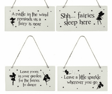 Metal Fairy Garden Signs - Choose from 4 designs -25cm