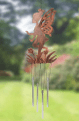 Metal Garden Bronze Fairy Wind chime - Choose from 2 designs - 51cm.