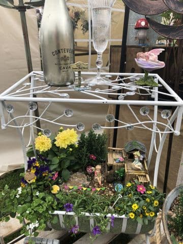 Metal Garden Table Garden