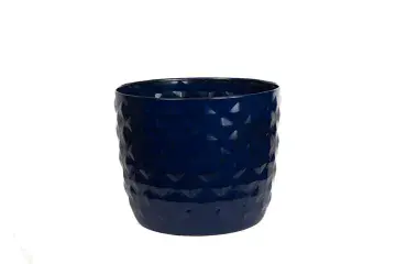 Metal Planter - 30cm Blue