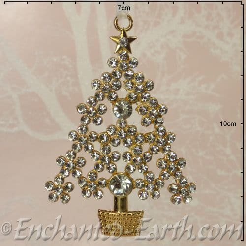 Metal Sparkle Tree - Hanging Decoration - Choose from Gold or Silver ...