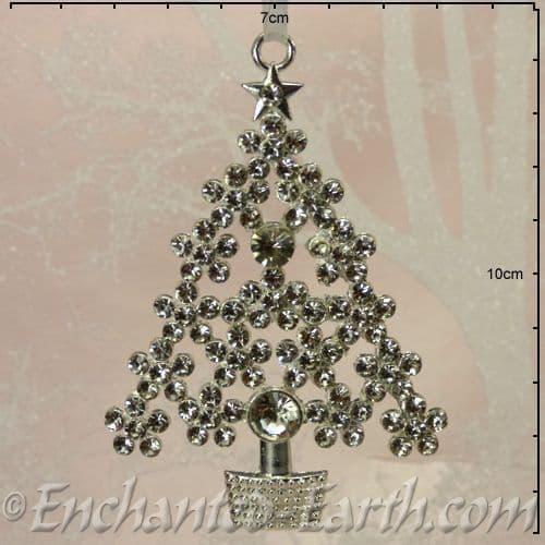 Metal Sparkle Tree - Hanging Decoration - Choose from Gold or Silver ...
