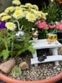 Fairy Garden - Hand Made Disco Ball -.