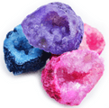 Mini Geodes - 2 Bright colours to choose from.