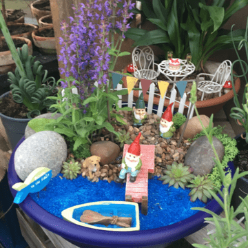Miniature Boating Garden - (Items now sold individually)