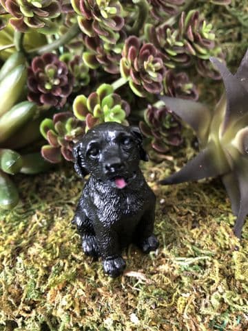 Miniature Garden Dog - Black Ladrador