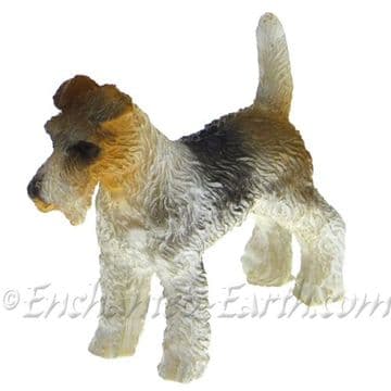 Miniature Garden Fox Terrier -4cm
