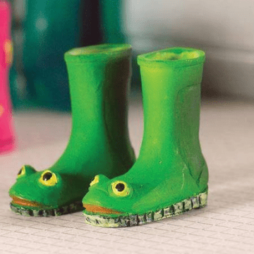 Miniature Garden Froggie Wellies