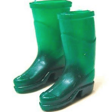 Miniature garden Green Rubber Wellies