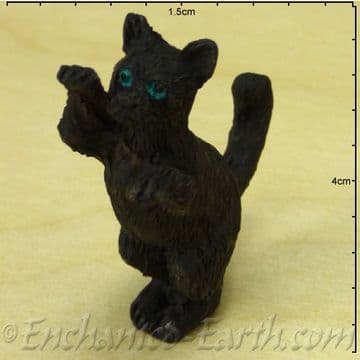 Miniature Garden Luck Black Cat - 3.5cm