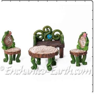 Miniature Garden - Magical Woodland Entertaining Furniture