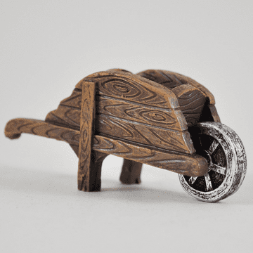 Miniature Garden Rustic Woodland WheelBarrow