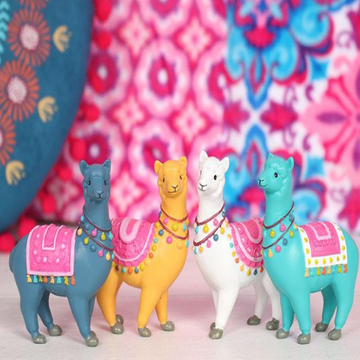 Miniature Garden Standing Drama Llamas - 4 to choose from - 6cm