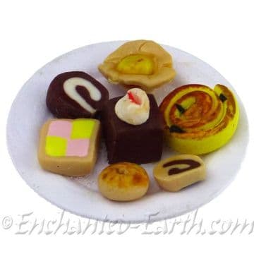 Miniature plate of Fairy Fancies & cakes