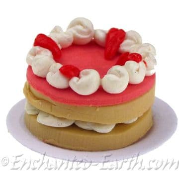 Miniature Strawberry Gateau