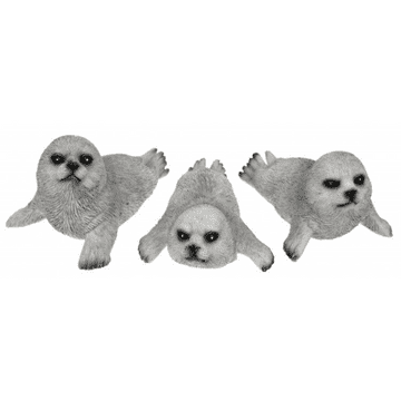 Miniature World - Baby Grey Seal - 3 to choose form