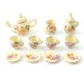 Miniature World - China Yellow Floral Tea Set - 4 items to choose from.