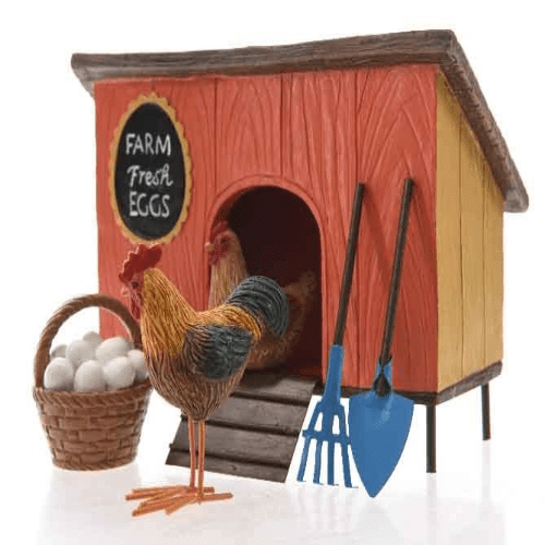 Miniature World - Plus Size Gift Set- The Chicken coop - 7 piece set.