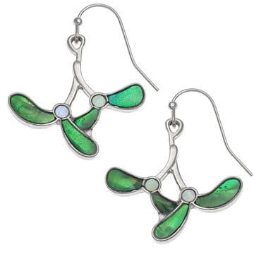 Mistletoe Earrings - Gift Boxed