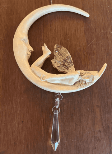 Moon - Sleep Fairy Hanger & Cystal