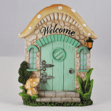 Mushroom Cottage Fairy Door - Large 17cm