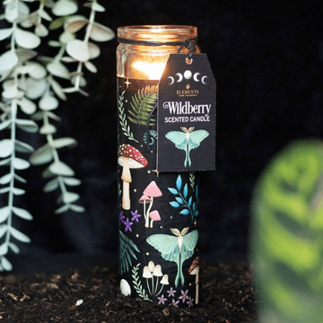 Mystical Dark Forest Tube Candle - Wildberry