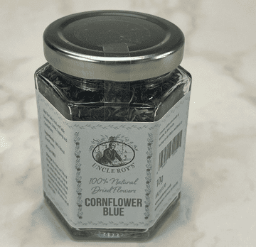 Natural Edible Petals - Blue Cornflower Petals