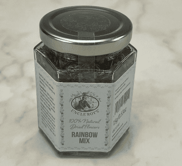 Natural Edible Petals - Rainbow Mix