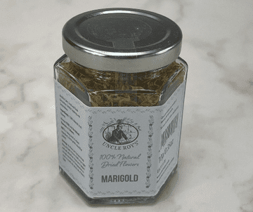 Natural Edible Petals - Yellow Marigold Petals