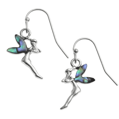Natural Paua Shell  -  Enchanted Fairy Earrings.