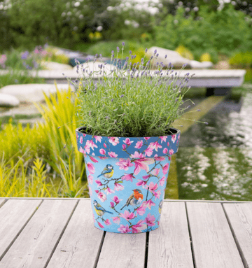 New Water colour Garden Birds - Eco Planter - Recycled Plastic - 30cm