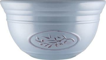 Olive Branch - Recycled Plastic Garden Bowl Planter -Sky Blue - 30cm