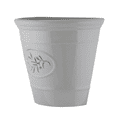 Olive Branch Wall Planter - Pail Grey - Made From 100% recycled Plastic.