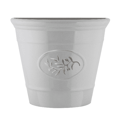 Olive Branch Wall Planter - Pail Grey - Made From 100% recycled Plastic.