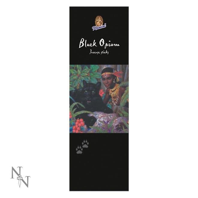 Black Opium -Strong Scented Incense Sticks - Kamini Aromatics.