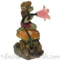 Orange Toadstool Pixie led Reading Lamp