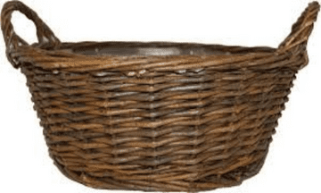 Oval Willow Miniature Garden Basket