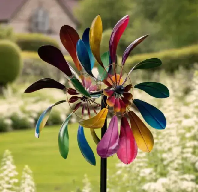 Over The Rainbow - Garden Wind Spinner - 213cm.